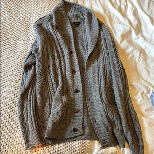 J Crew 100% cotton cardigan sweater